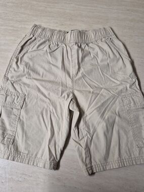 Place Men's Khaki Elastic-Waist Cargo Shorts